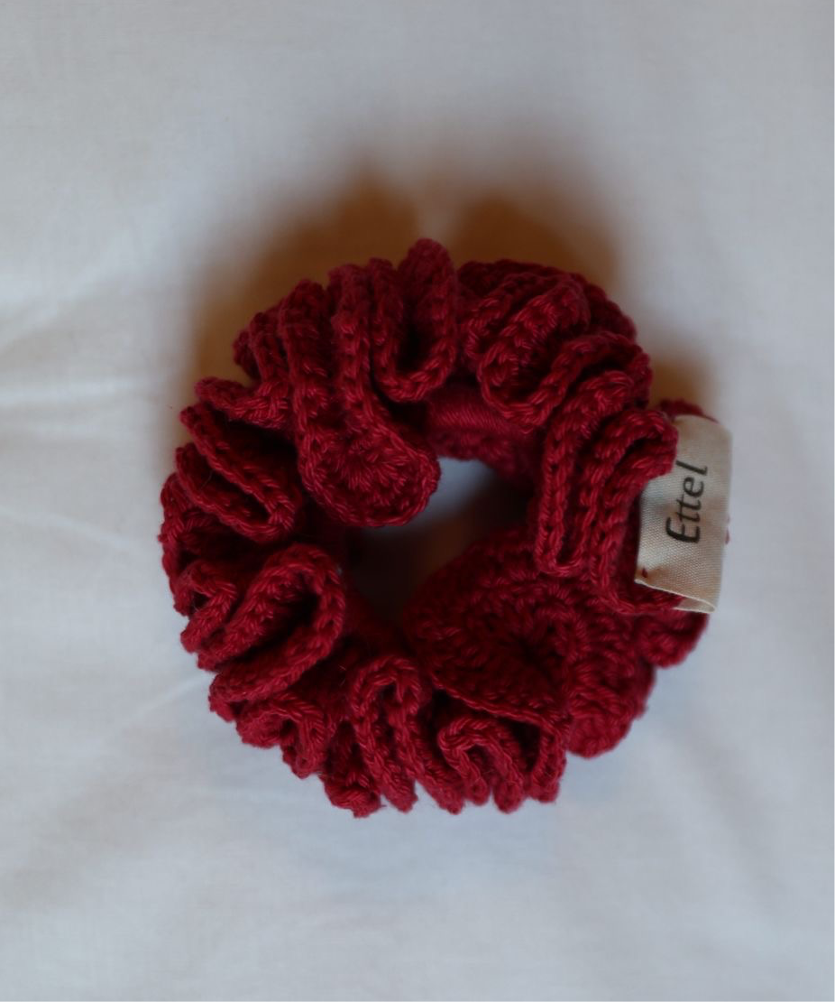 Chouchou Crochet Fushia